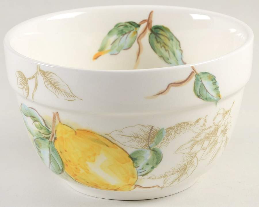 Watercolor Lemon 5" Nesting Bowl by Maxcera Corp-1