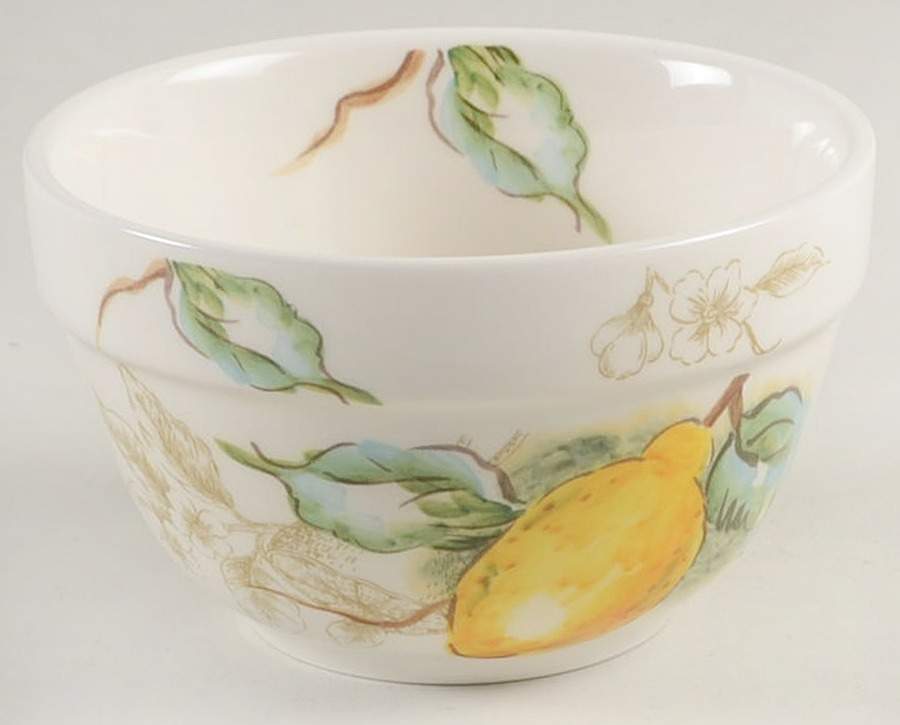 Watercolor Lemon 4" Nesting Bowl by Maxcera Corp-1