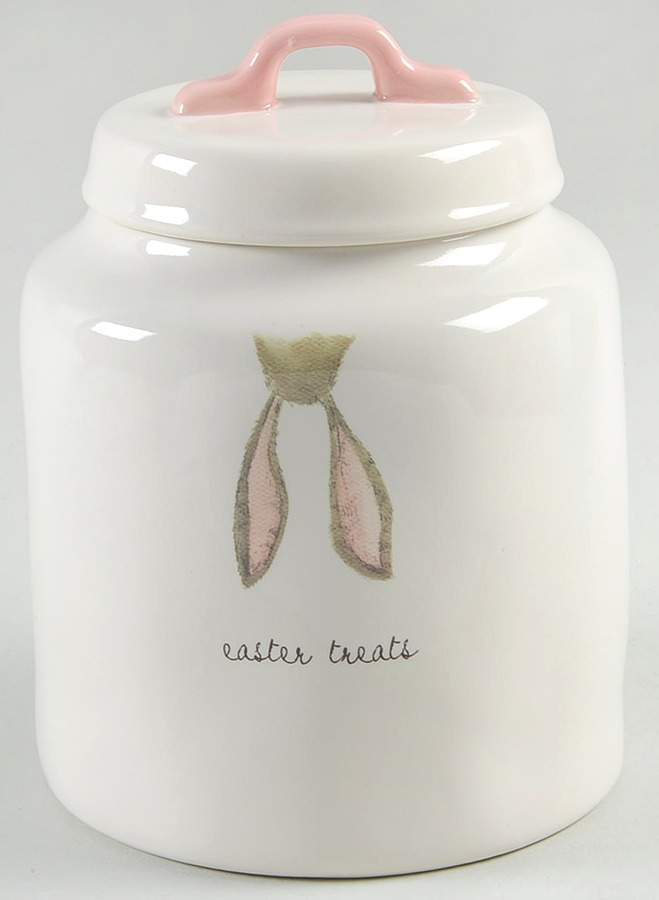 Easter Bunny Ears Cookie Jar & Lid by Magenta-1
