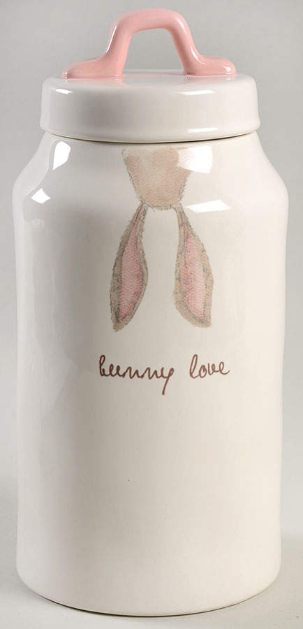 Easter Bunny Ears Large Canister & Lid by Magenta-1