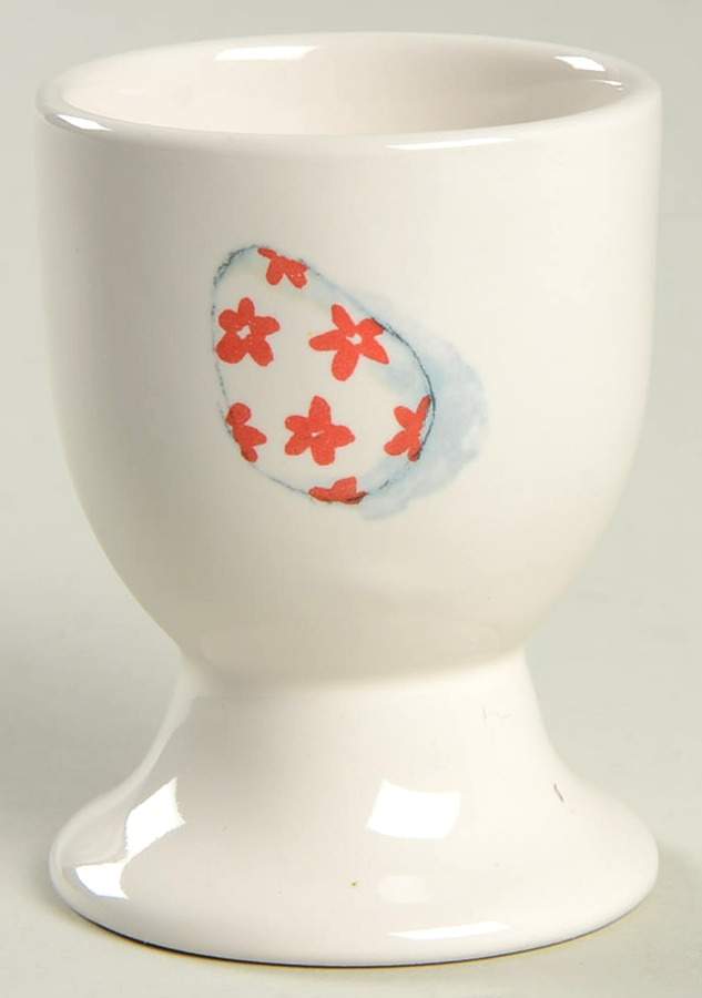 Happy Easter (Small Eggs) Single Egg Cup by Magenta-1
