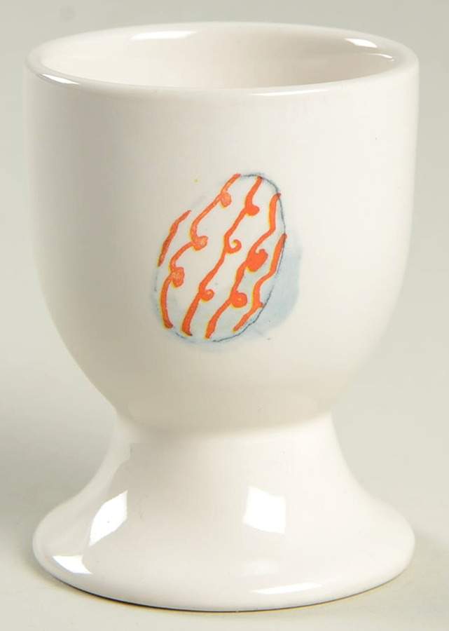 Happy Easter (Small Eggs) Single Egg Cup by Magenta-1