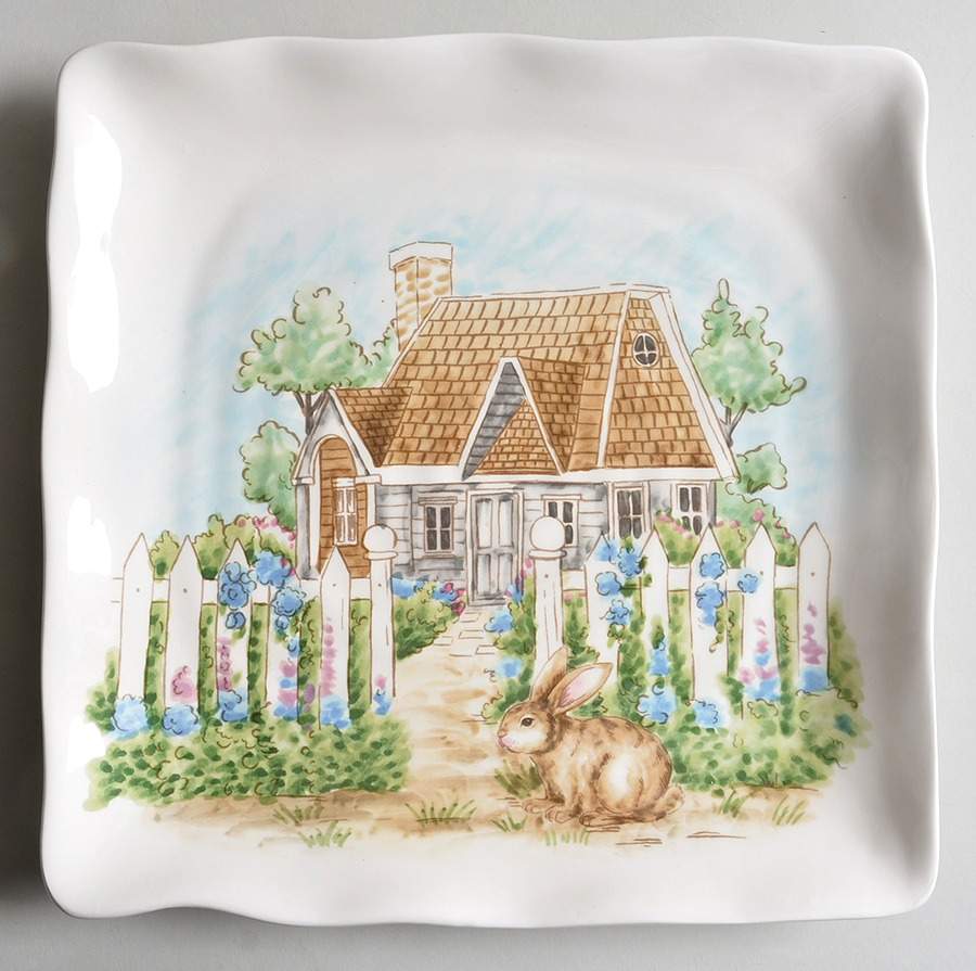 MXE41 Square Dinner Plate by Maxcera Corp-1