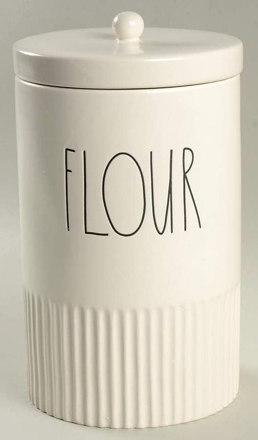 Farmhouse (Ribbed Base) Flour Canister & Lid by Magenta-1