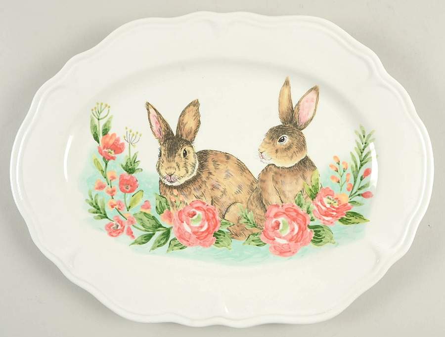 MXE42 14" Oval Serving Platter by Maxcera Corp-1