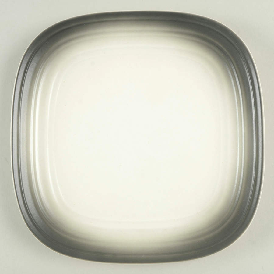 Swirl Square Ombre Graphite Salad Plate by Mikasa-1