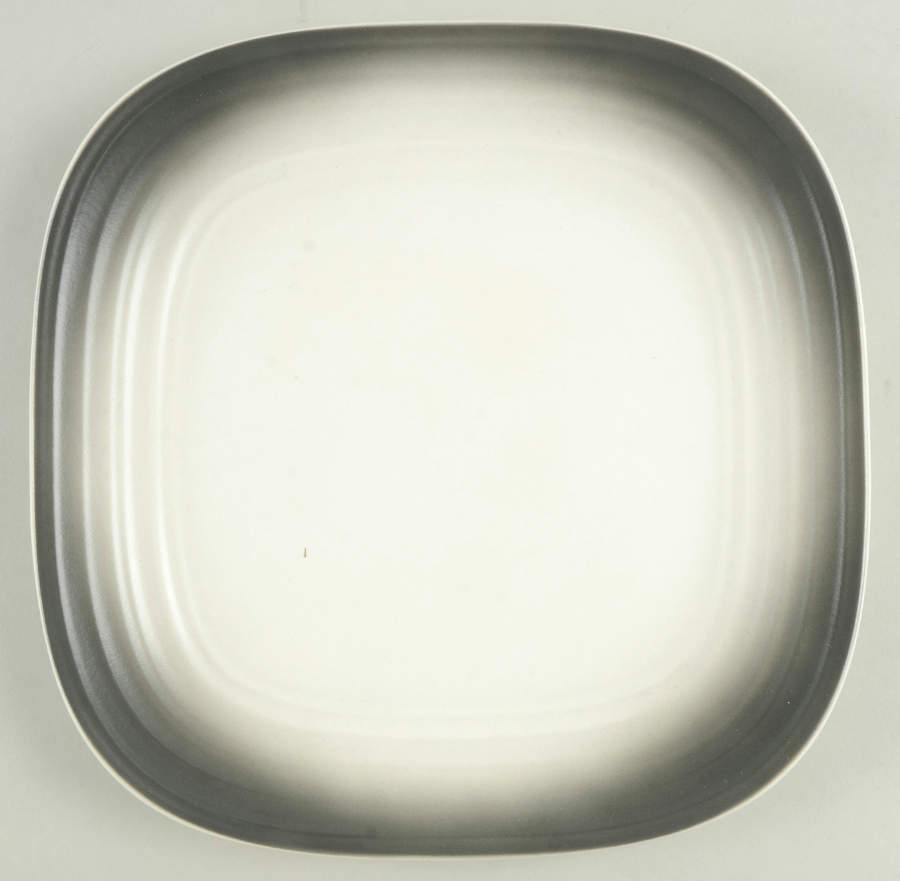 Swirl Square Ombre Graphite Dinner Plate by Mikasa-1