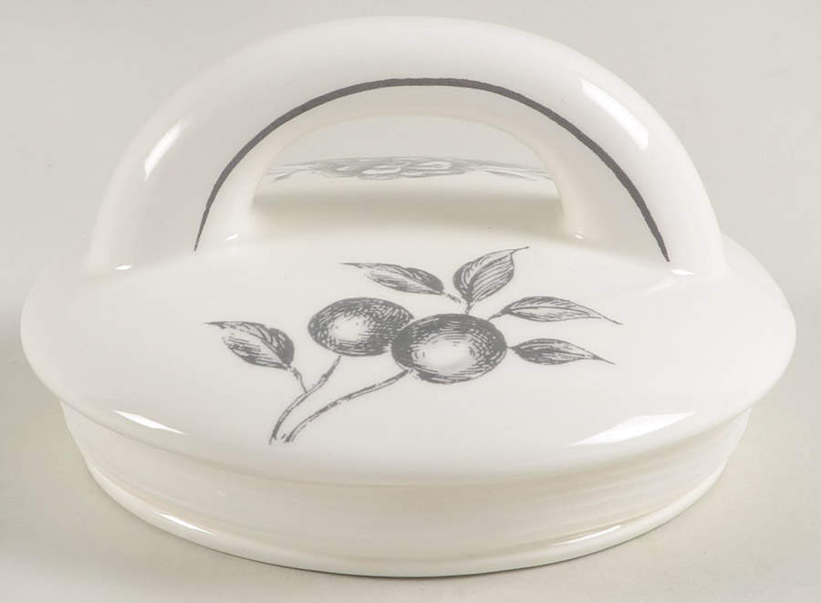 Black and White Toile Lid for Extra Large Canister by Maxcera Corp-1