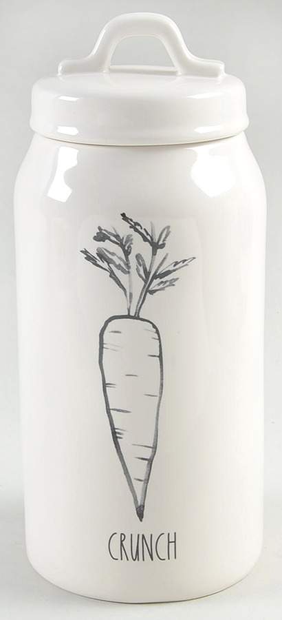 Hop To It (Black Sketch) Large Canister & Lid by Magenta-1