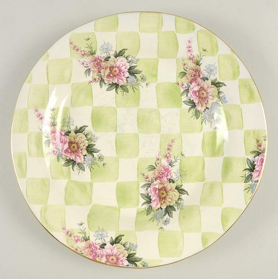 Sweet Pea Service Plate (Charger) by MacKenzie-Childs-1