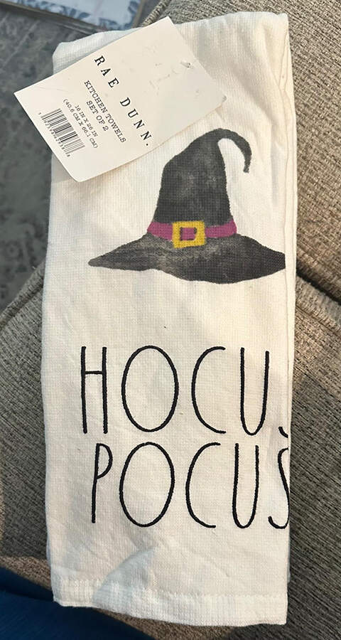 Hocus Pocus Cloth Kitchen Towel by Magenta-1
