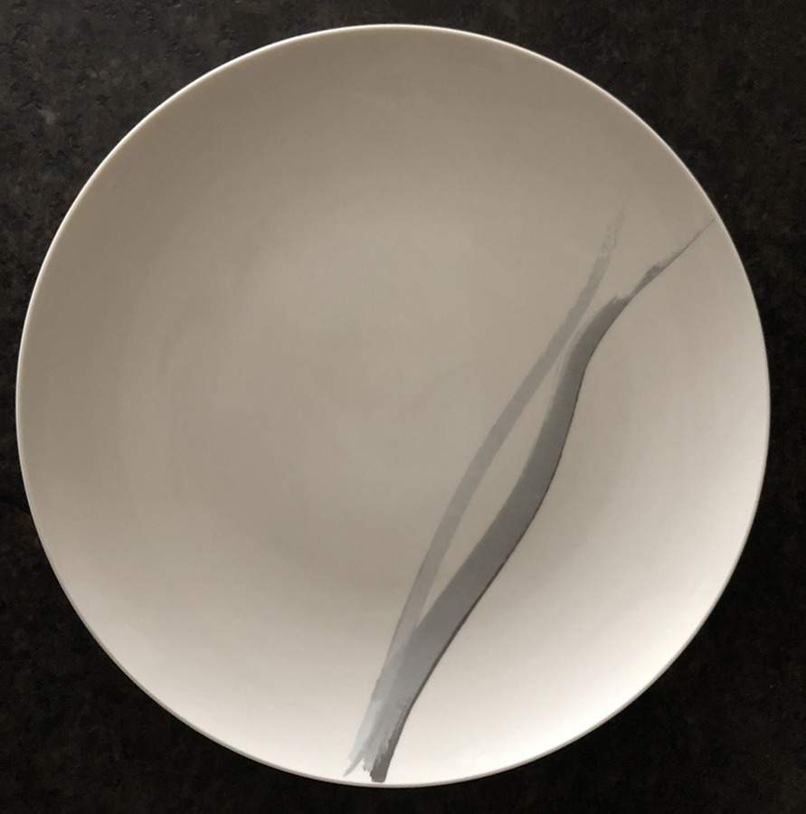 Gray Silhouette Dinner Plate by Mikasa-1
