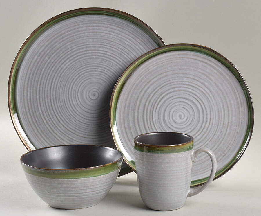 Willa Green 4 Piece Place Setting by Mikasa-1
