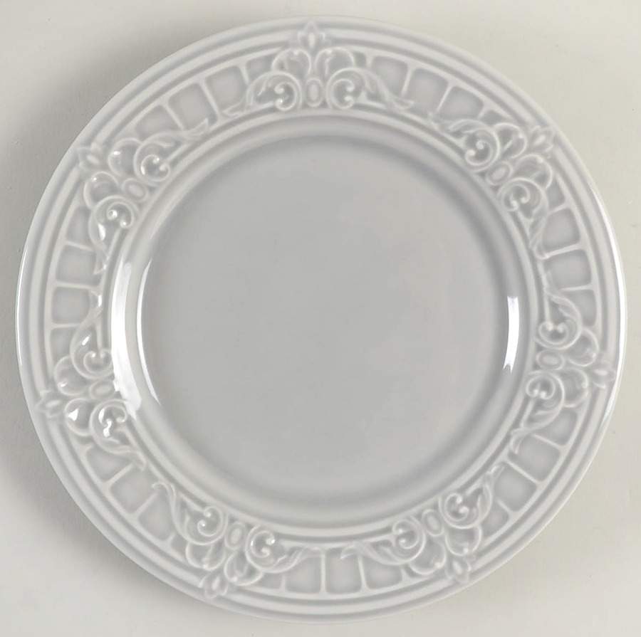 Venice Light Grey Salad/Dessert Plate by Matceramica-1