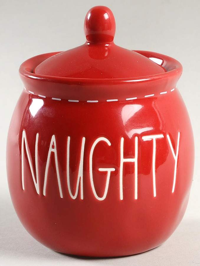 Farmhouse Holiday Stitch Sugar Bowl & Lid by Magenta-1