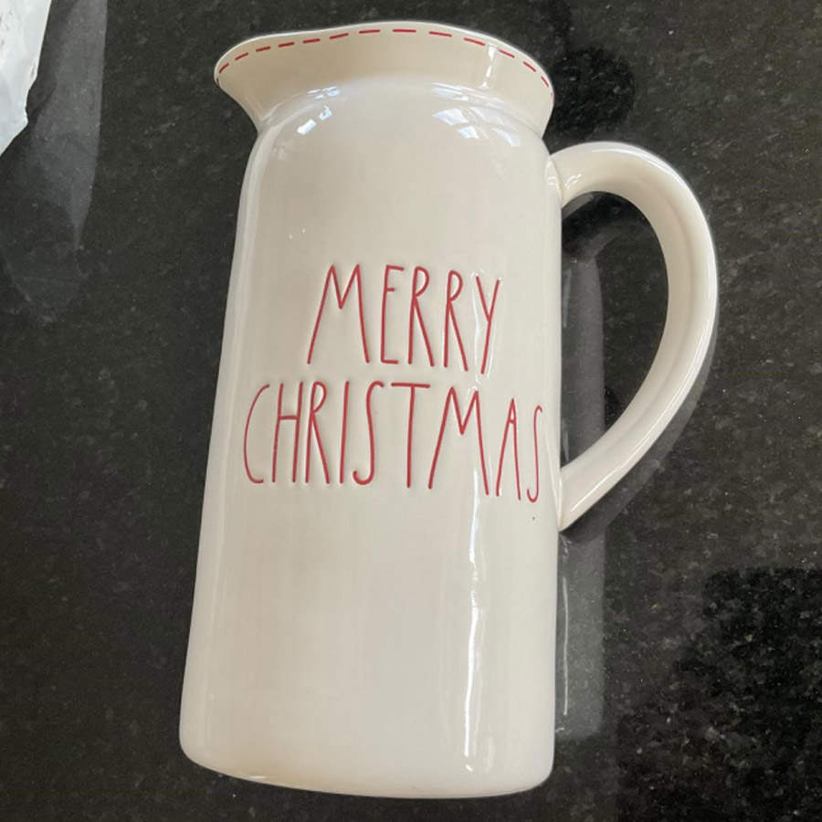 Farmhouse Holiday Stitch 48 Oz Pitcher by Magenta-1