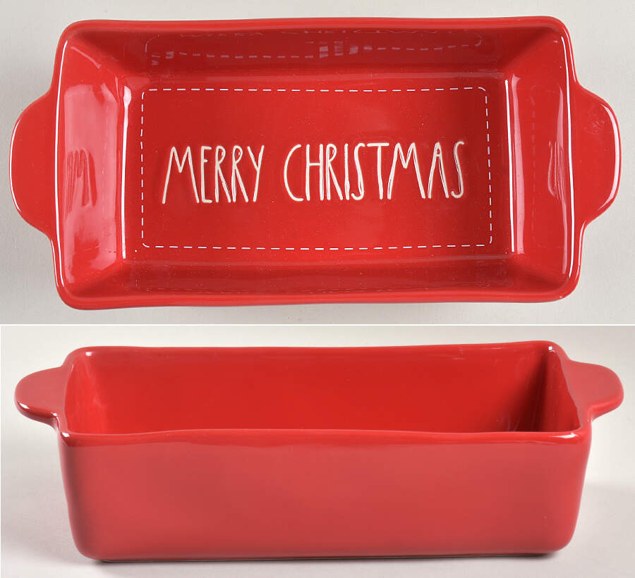 Farmhouse Holiday Stitch Loaf Pan by Magenta-1