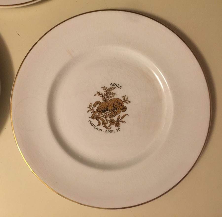 Zodiac Salad Plate by Myott Staffordshire-1