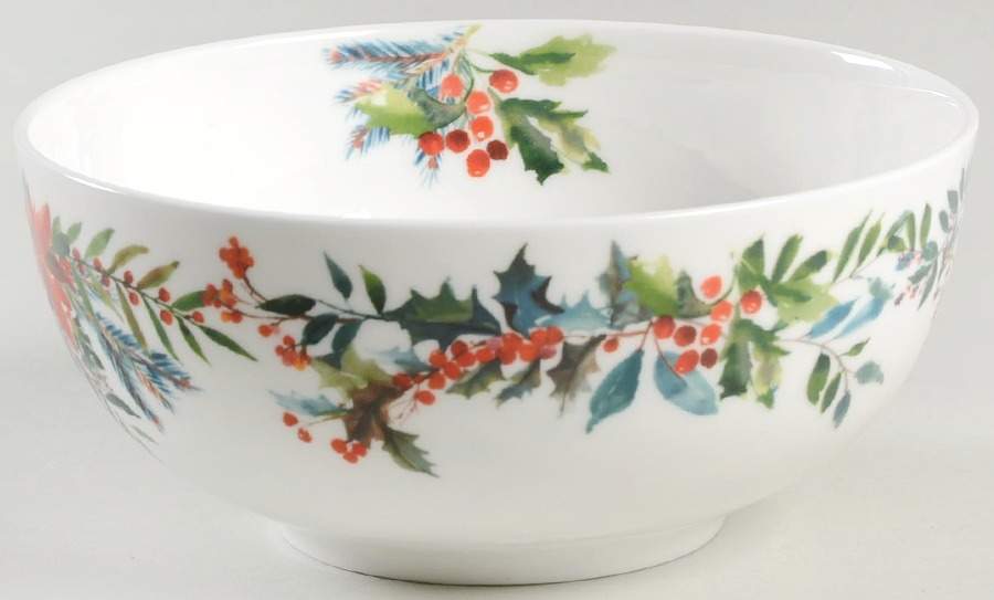 Holly Wreath Soup/Cereal Bowl by Mikasa-1