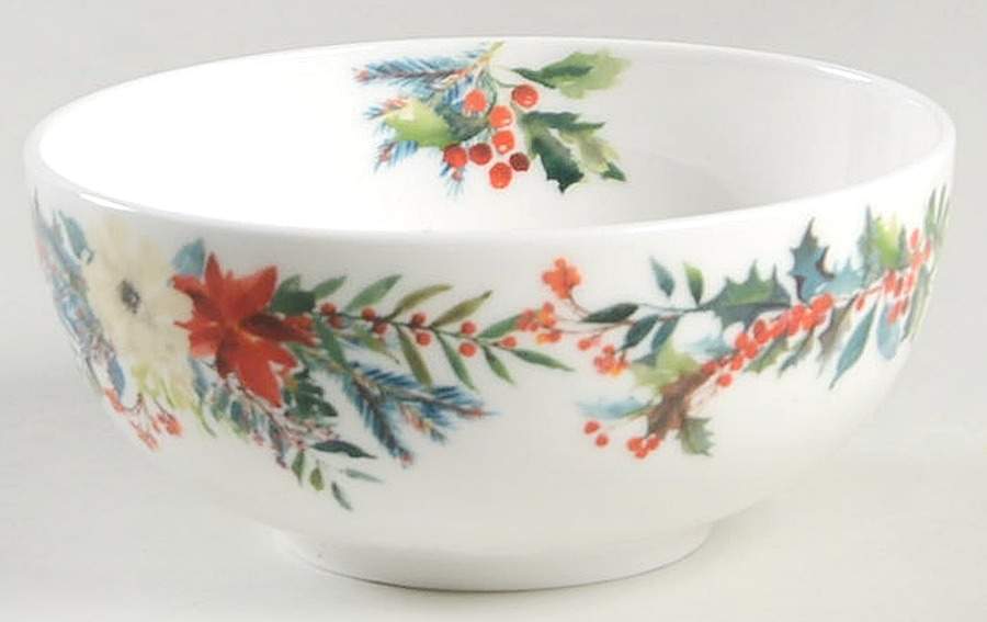 Holly Wreath Fruit/Dessert (Sauce) Bowl by Mikasa-1