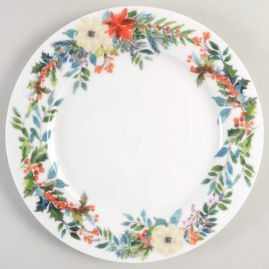 Holly Wreath Dinner Plate by Mikasa-1