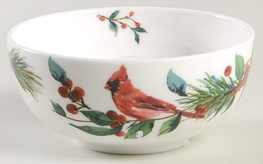 Winter Cardinal Fruit/Dessert (Sauce) Bowl by Mikasa-1