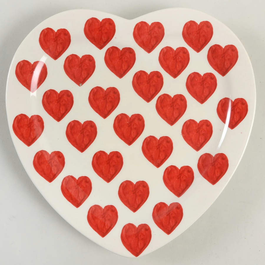 MXE61 Heart Shape Salad Plate by Maxcera Corp-1