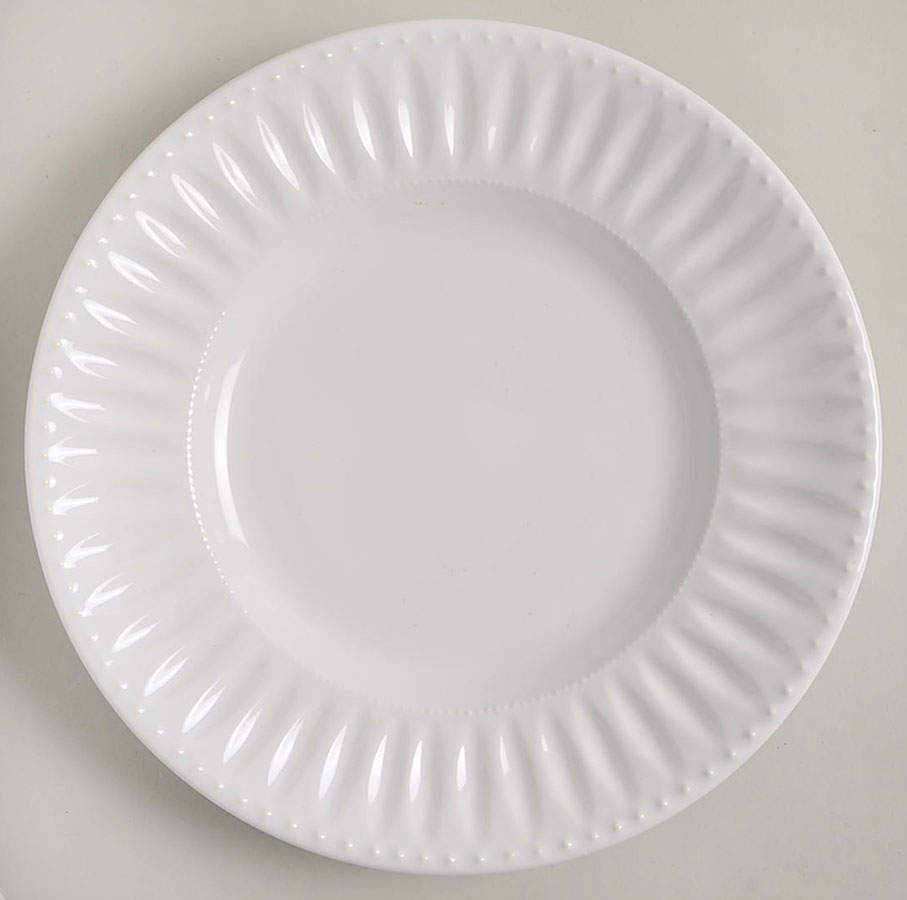 M2A48 White Salad Plate by Matceramica-1