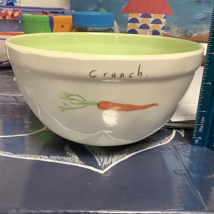 Happy Easter (Chirp, Crunch, Hop, Hunt) 6" Melamine Nesting Mixing Bowl by Magenta-1
