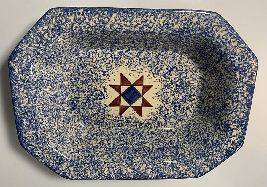 MYD1 10" Rectangular Vegetable Bowl by Molly Dallas-1