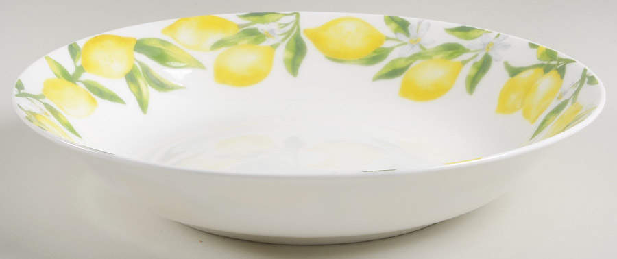 Lemons 10" Round Vegetable Bowl by Mikasa-1