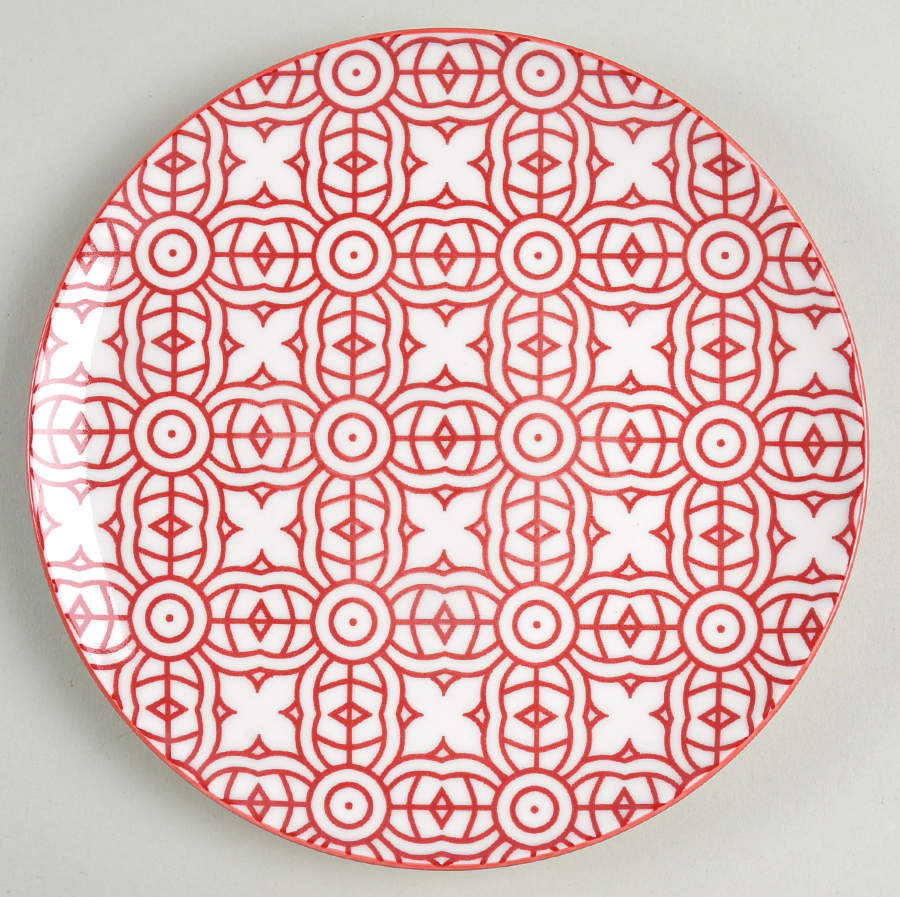 Chiara Accent Salad Plate by Mainstays-1