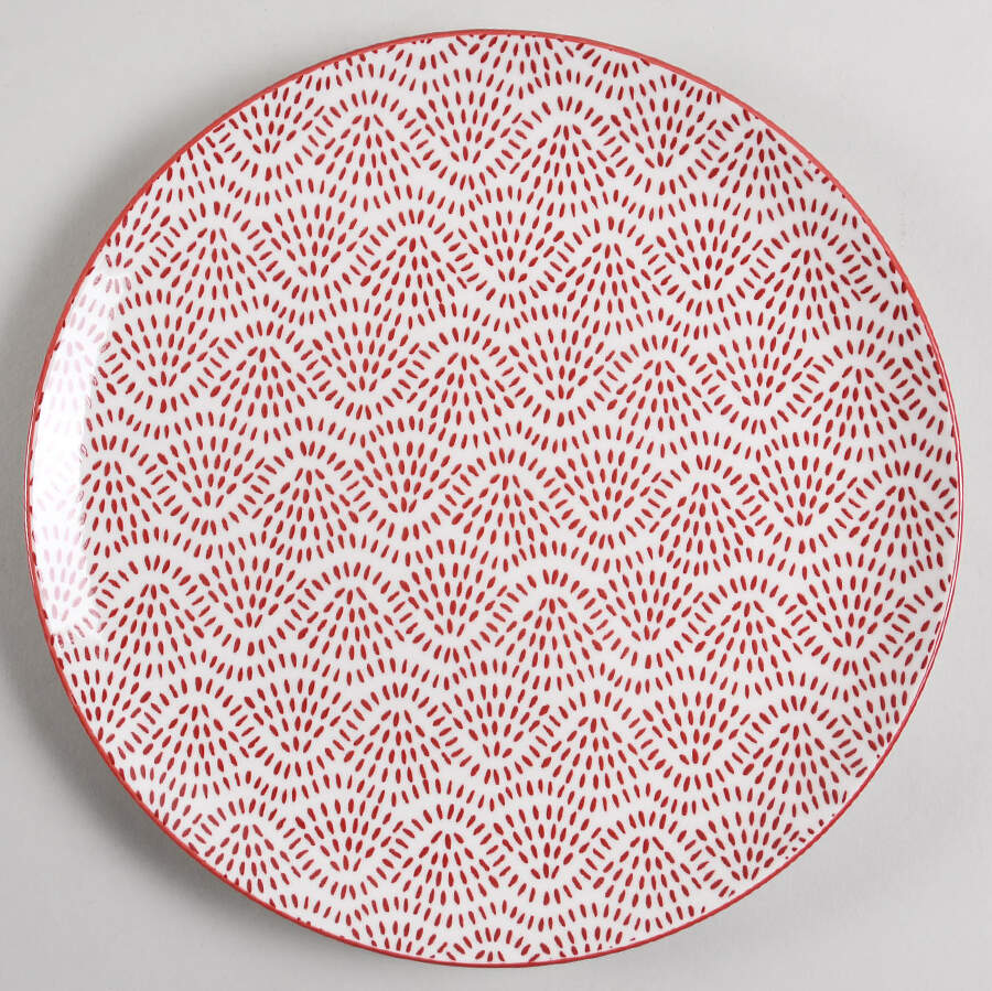 Chiara Accent Dinner Plate by Mainstays-1
