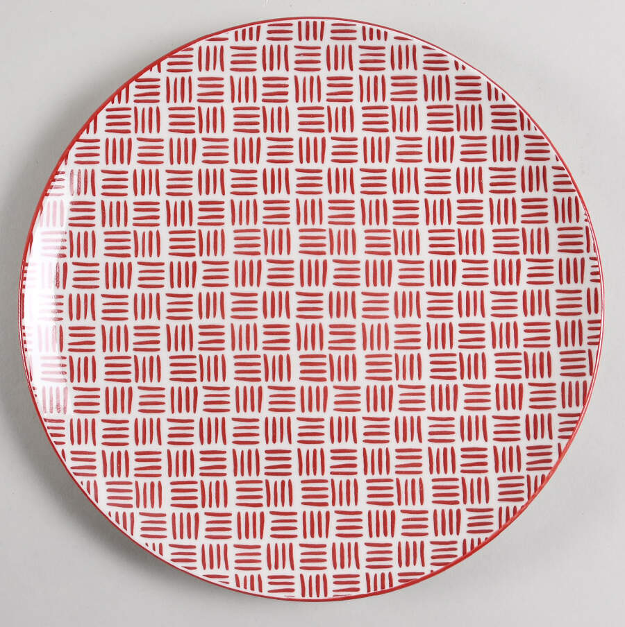 Chiara Accent Dinner Plate by Mainstays-1