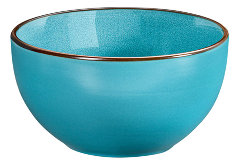 Feeling Turquoise Coupe Cereal Bowl by Medard de Noblat-1