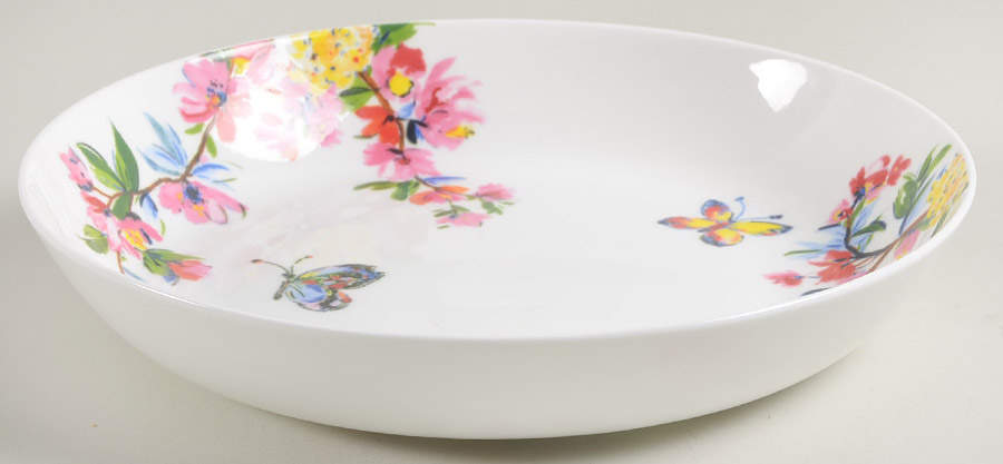Butterfly Garden 8" Individual Pasta Bowl by Mikasa-1