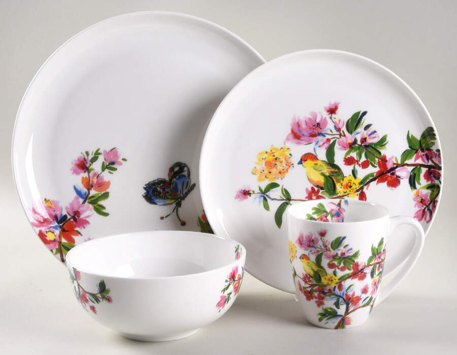 Butterfly Garden 32 Piece Estate Set by Mikasa-1
