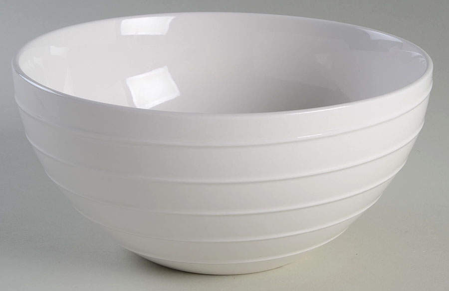 Swirl (Porcelain) 8" Round Vegetable Bowl by Mikasa-1