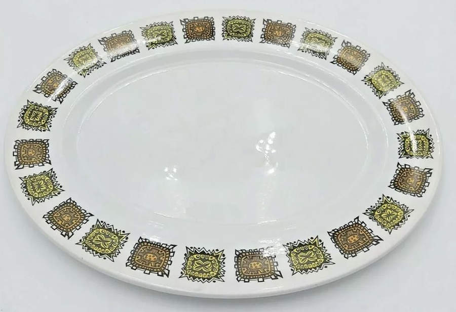 MYO199 12" Oval Serving Platter by Myott Staffordshire-1