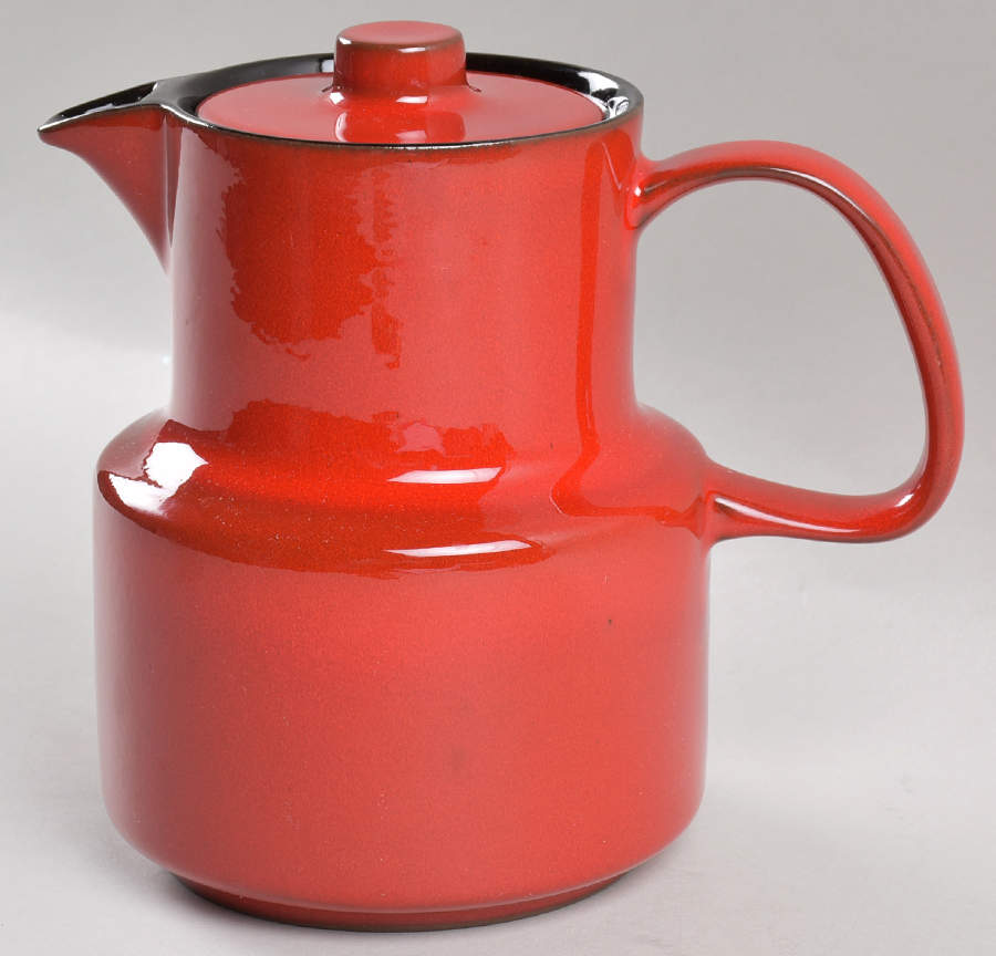 Red Tea/Coffee Pot & Lid by Melitta-1