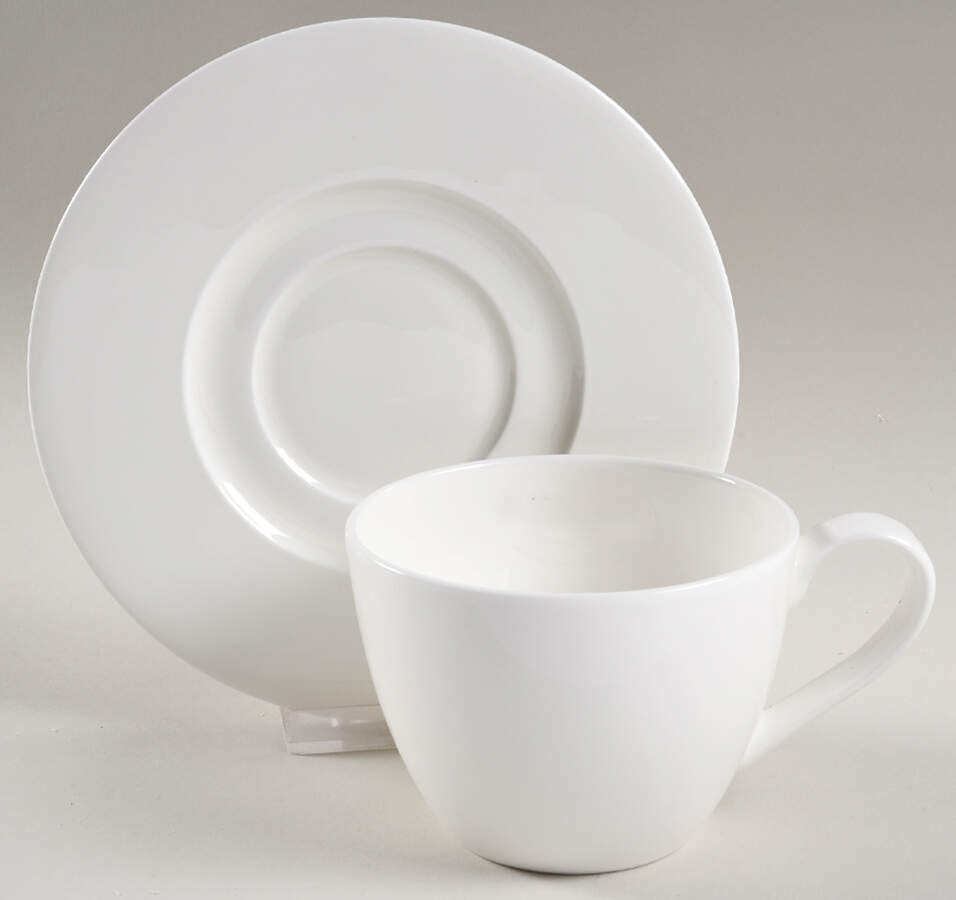 Sloane Flat Cup & Saucer Set by Mikasa-1