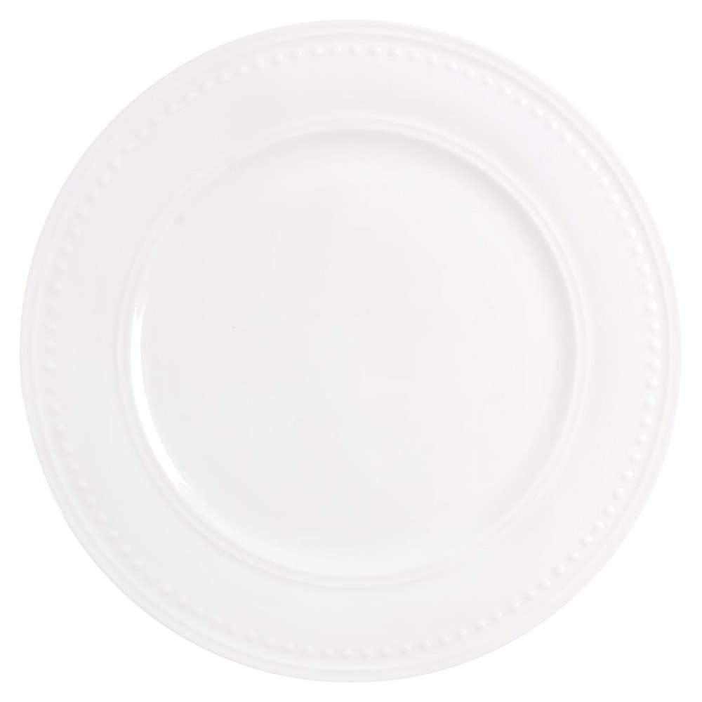 MN12 White Dinner Plate by Maison Neuve-1
