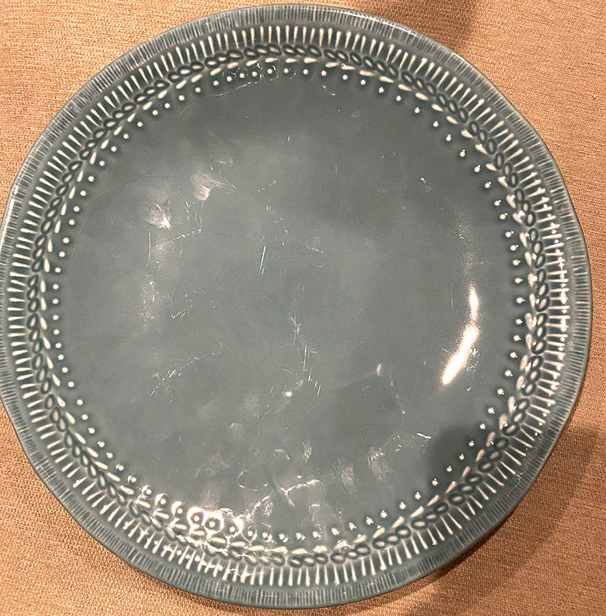 Etnic Gray Dinner Plate by Matceramica-1