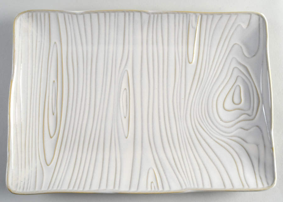 Faux Bois 14" Rectangular Serving Platter by Martha Stewart-1