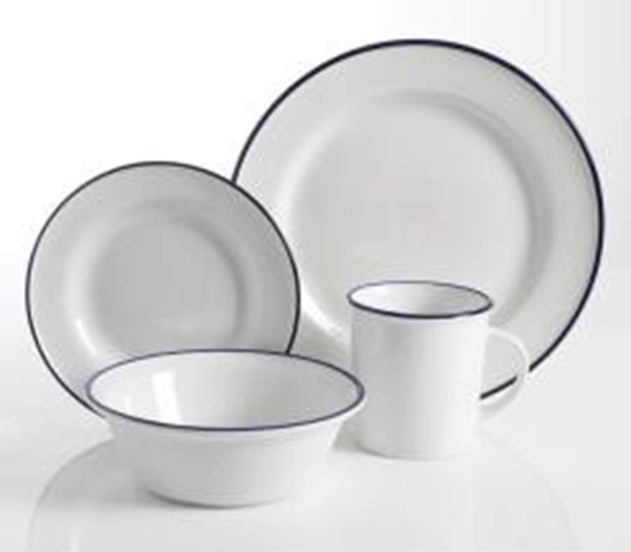 Cliffield Blue Dinner Plate by Martha Stewart-1