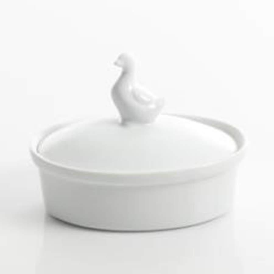 Patterson Oval Box & Lid 5" by Martha Stewart-1