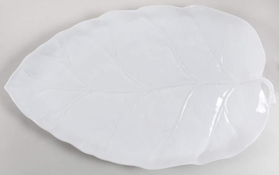 Patterson 19" Leaf Shaped Platter by Martha Stewart-1