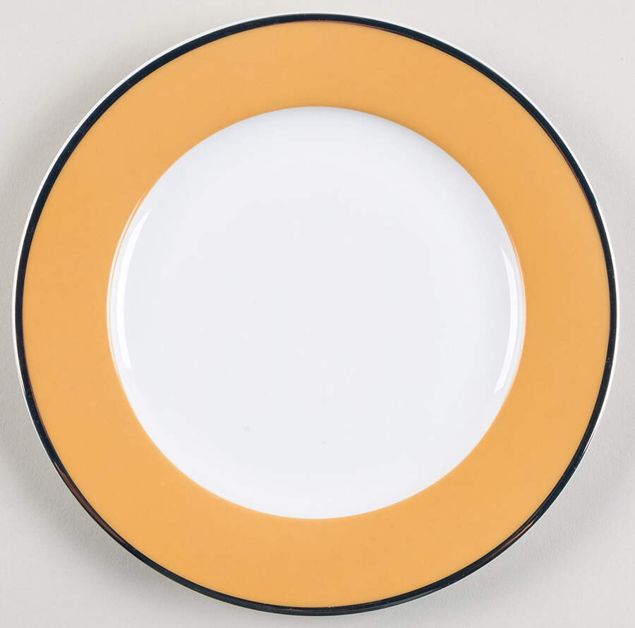 Gracie Lane Gold Salad/Dessert Plate by Martha Stewart-1