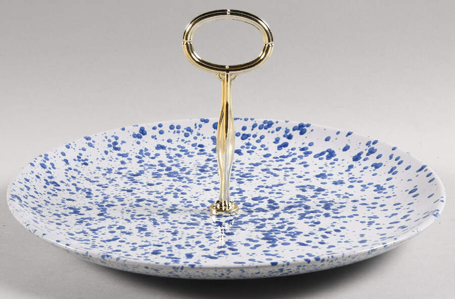 Warham Round Serving Plate with Center Handle (Dp) Hc by Martha Stewart-1