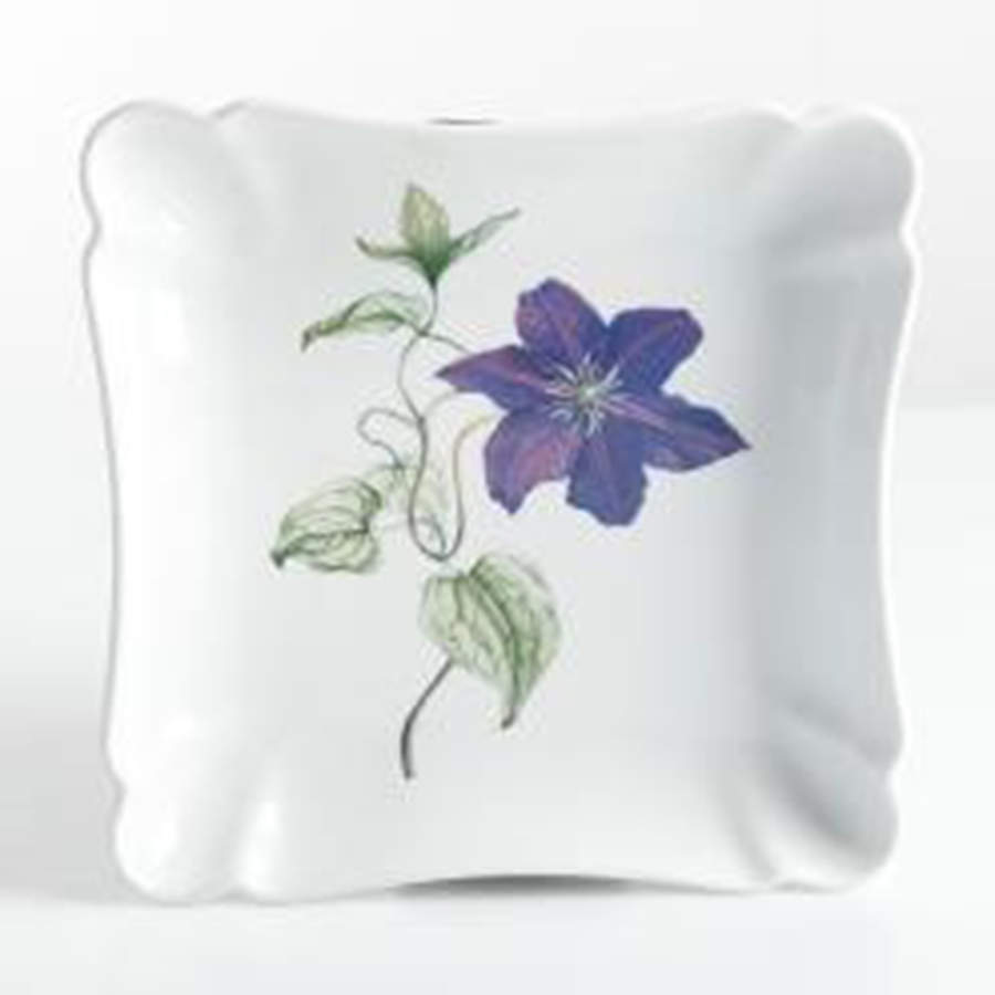 Skylands Botanic 8" Square Serving Platter by Martha Stewart-1
